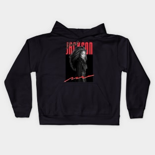 Janet jackson//original retro fan design Kids Hoodie